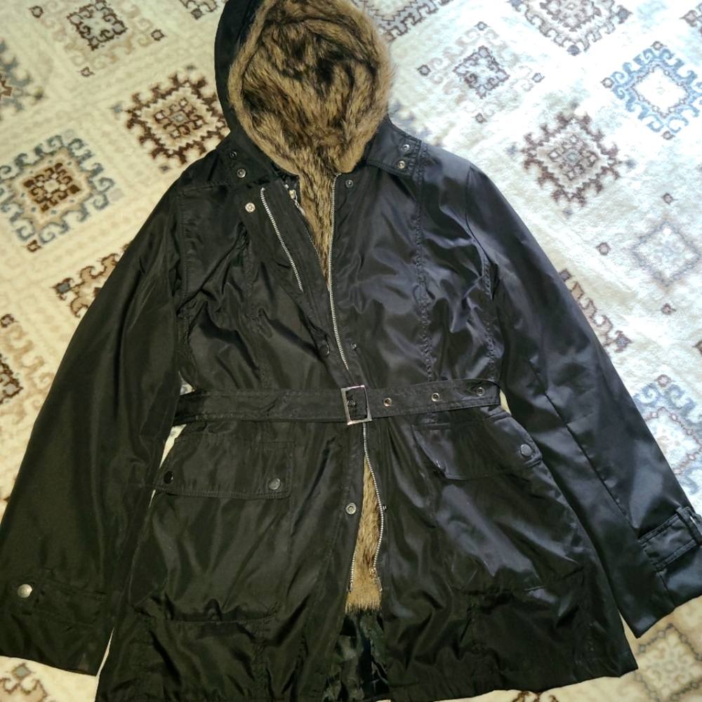 Small adult black winter jacket